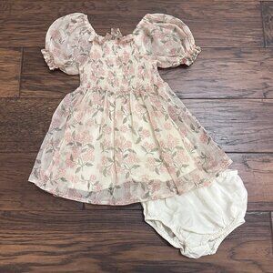 EUC Noralee Millie French Hydrangea Dress